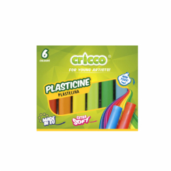 Plastelina CRICCO 100g 6barev