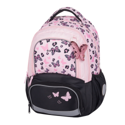 Batoh OXY NEXT Butterfly Pink PP25