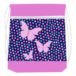 Sek na pezvky REYBAG Pink Butterfly